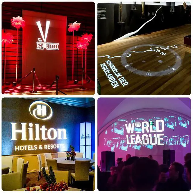 Alt view image 5 of 7 - 30W Logo GOBO Projector, HD LED Light for Business, Dual Cooling System, DJ Effect Light Projector with Free Glass Lens and Remote Control, Rotational, for Indoor Use