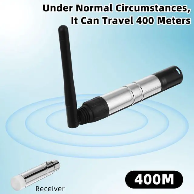 Alt view image 5 of 6 - 8 Pcs Wireless DMX 512 Transmitter and Receivers - DJ 2.4g Wireless DMX Light Controller for LED Stage Dj Lights Disco Party Bar Lighting
