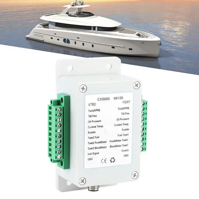 Alt view image 4 of 7 - Analog To Nmea 2000 Converter,Nmea 2000 Converter,nmea 2000 adapter cx5003 nmea 2000 converter ShipYacht Parts 932V DC Converter Box Convert Sensor Singal to NMEA2000 IP67 for Boat Yacht