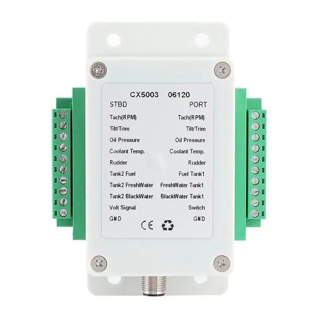Alt view image 6 of 7 - Analog To Nmea 2000 Converter,Nmea 2000 Converter,nmea 2000 adapter cx5003 nmea 2000 converter ShipYacht Parts 932V DC Converter Box Convert Sensor Singal to NMEA2000 IP67 for Boat Yacht