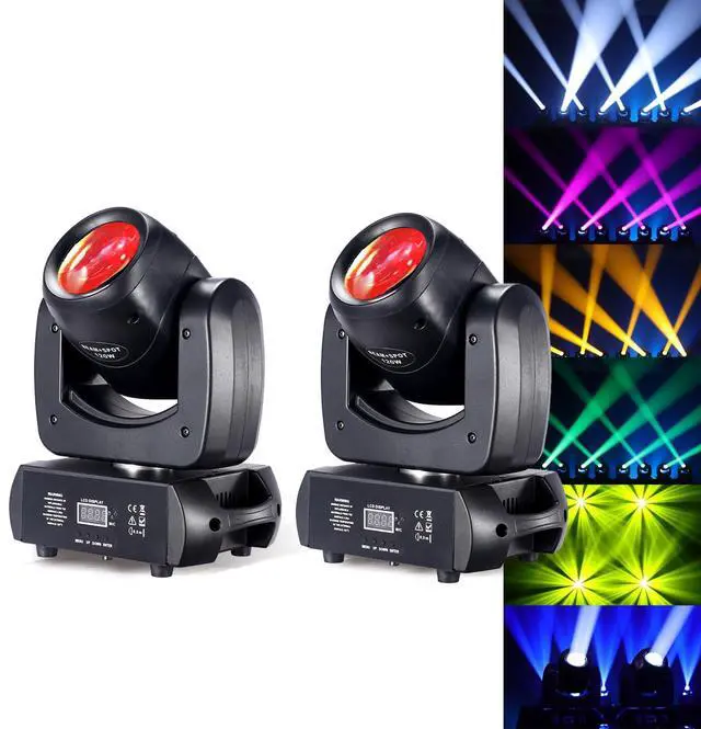 Main image of 120W LED Moving Head Dj Light Roto Prism Beam Stage Lights 8 GOBOs 8 Colors DMX 512 12CH Sound DJ Lighting for Disco Party Events Wedding Stage Lighting (2)