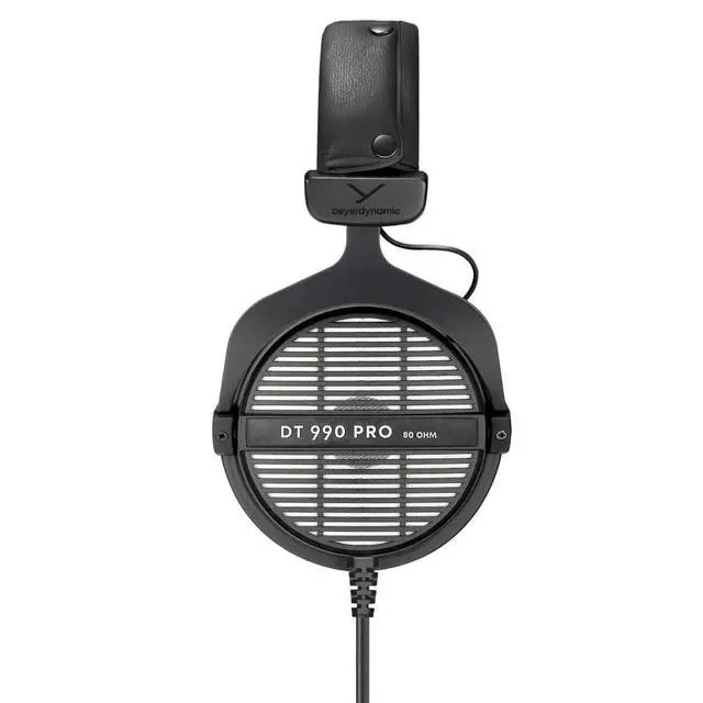Alt view image 3 of 7 - DT 990 PRO Studio Headphones (80 Ohm, Gray) | Open Back, Over Ear, Wired Professional Audiophile, Gaming, Podcast, Mixing, Limited Edition Gray Velour Ear Pads