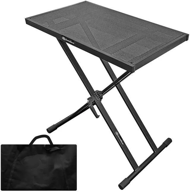 Main image of AxcessAbles Light Weight Portable DJ Table Stand with Gig Bag | X Style Keyboard Stand, Tabletop DJ Desk with Travel case | DJ Table Stand Laptop, Controller | Midi Keyboard Stand & Synth Stand