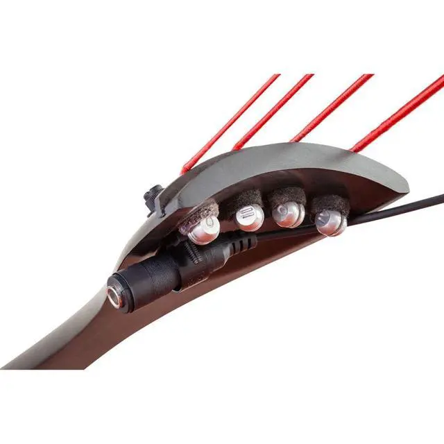 Alt view image 3 of 5 - DB-1 Double Bass Pickup, Bridge Mounted Piezo Pickup for Upright Bass | Easy installation, 1/4" output connection, optimized for upright bass players in live and studio environments