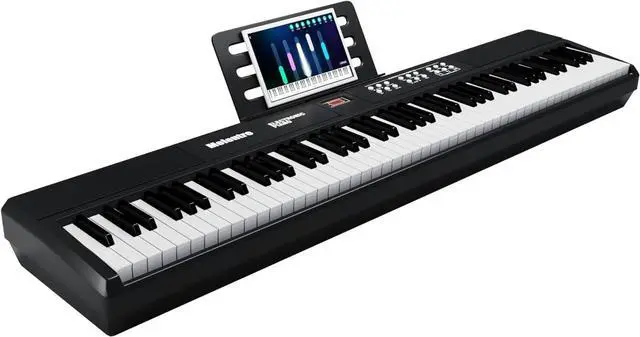 Main image of Weighted Piano 88-Key Digital Piano,Full-size Electric Piano Keyboard with Hammer Action,Sustain Pedal,MP3 Function dual 15W speaker,Supports USB-MIDI/Wireless Connect