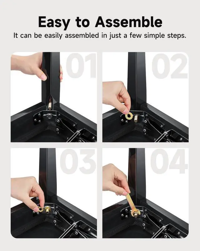Alt view image 5 of 6 - Adjustable Duet Piano Bench with Storage, Solid Wooden Keyboard Bench Piano Bookcase Stool Chair Seat with High-Density Sponges Cushion, Black
