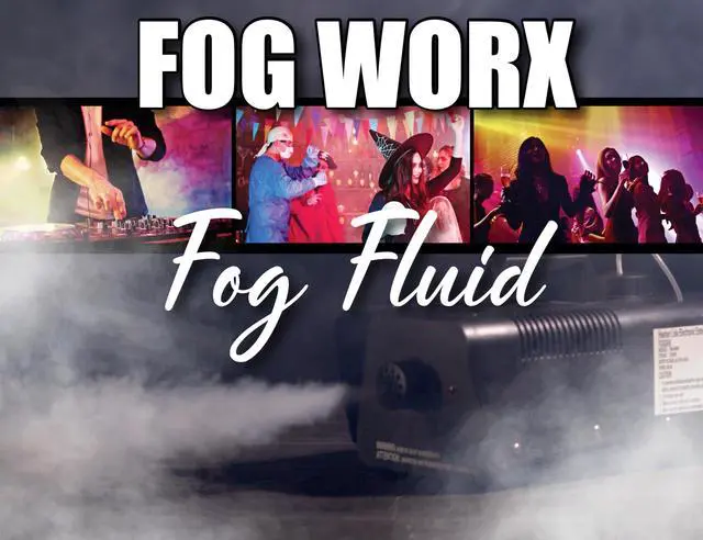 Alt view image 7 of 7 - FogWorx Extreme High Density Fog Juice Gallon - Long Lasting, High Output, Odorless Water Based Fog Machine Fluid - for 400 Watt to 1500 Watt Machines (Pack of 2)