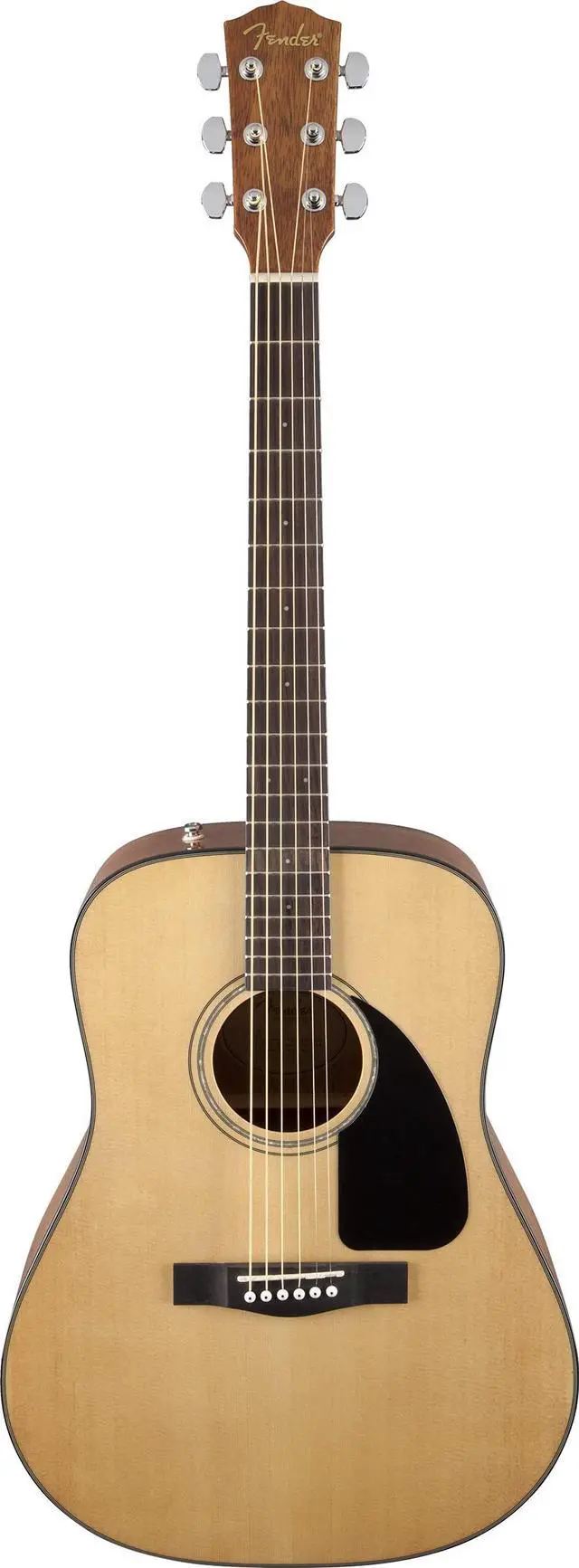 Main image of CD-60S V3 Dreadnought Acoustic Guitar w/Case, Natural, | Beginner acoustic guitar, includes hardshell case, solid spruce top, under $300, great for adults and teens