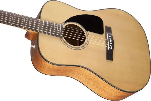 Alt view image 5 of 7 - CD-60S V3 Dreadnought Acoustic Guitar w/Case, Natural, | Beginner acoustic guitar, includes hardshell case, solid spruce top, under $300, great for adults and teens