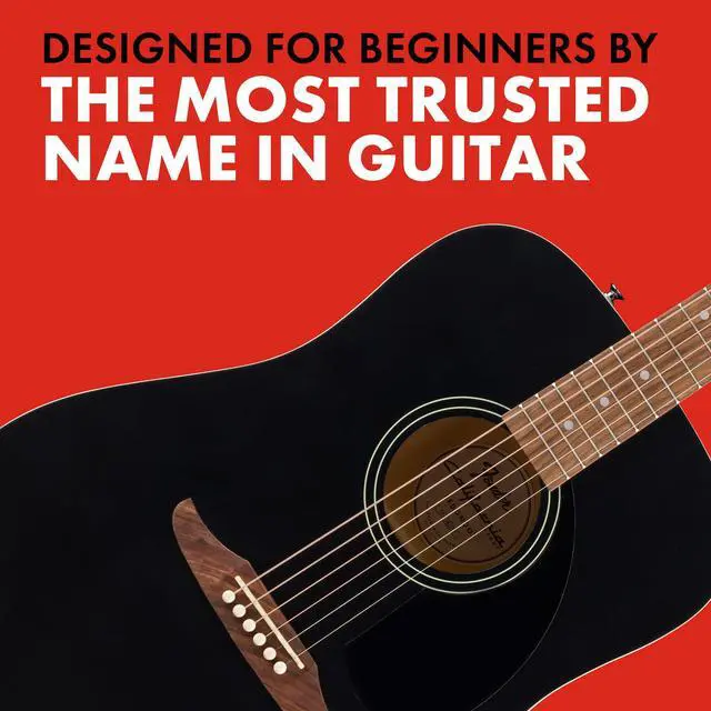 Alt view image 4 of 6 - California Debut Redondo Series Beginner Acoustic Guitar, Black | Acoustic guitar for beginners adults, slim neck, starter-friendly, under $300, vs Yamaha