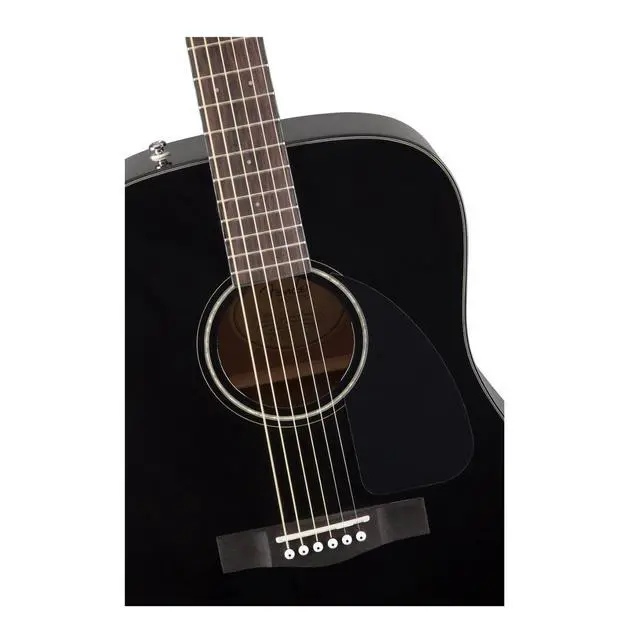 Alt view image 2 of 6 - CD-60S V3 Dreadnought Acoustic Guitar w/Case, Black, | Beginner acoustic guitar, spruce top, walnut fingerboard, alloy steel strings, hard-shell case included