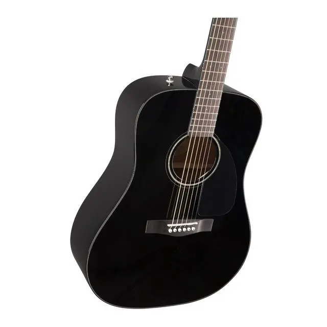 Alt view image 3 of 6 - CD-60S V3 Dreadnought Acoustic Guitar w/Case, Black, | Beginner acoustic guitar, spruce top, walnut fingerboard, alloy steel strings, hard-shell case included