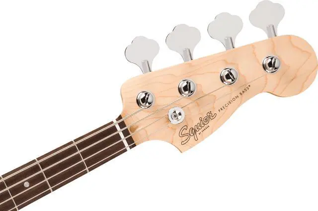 Alt view image 6 of 7 - Squier Debut Series Beginner Precision Bass Guitar, Matte Dakota Red | Starter electric bass for adults, free lessons included, matte finish, under $300, classic P-Bass tone