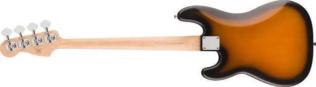 Alt view image 2 of 7 - Squier Debut Series Beginner Precision Bass Guitar, 2-Color Sunburst | Starter bass guitar, free lessons included, matte sunburst finish, electric bass for beginners
