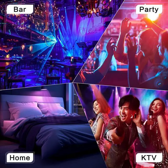 Alt view image 6 of 7 - 100W LED Moving Head DJ Lights 2-Sides Moving Head Wash & Beam Effect Stage Light RGBW 4-in-1 DMX Sound Active DJ Lights for Party Disco KTV Pub Bar Show Wedding Show - 2 PCS (2)