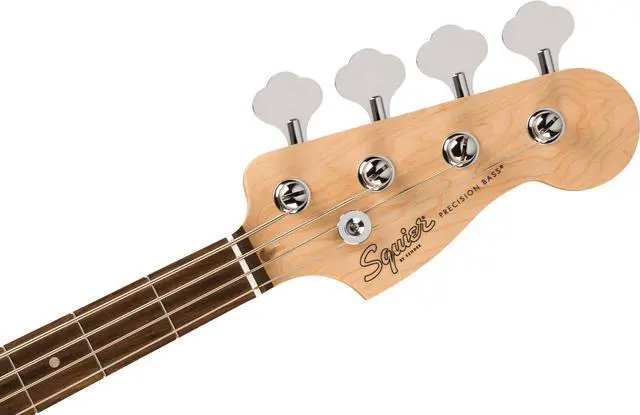 Alt view image 6 of 7 - Squier Debut Series Beginner Precision Bass Guitar, Matte Black | Starter electric bass guitar, free lessons included, ideal for beginners, Precision Bass tone