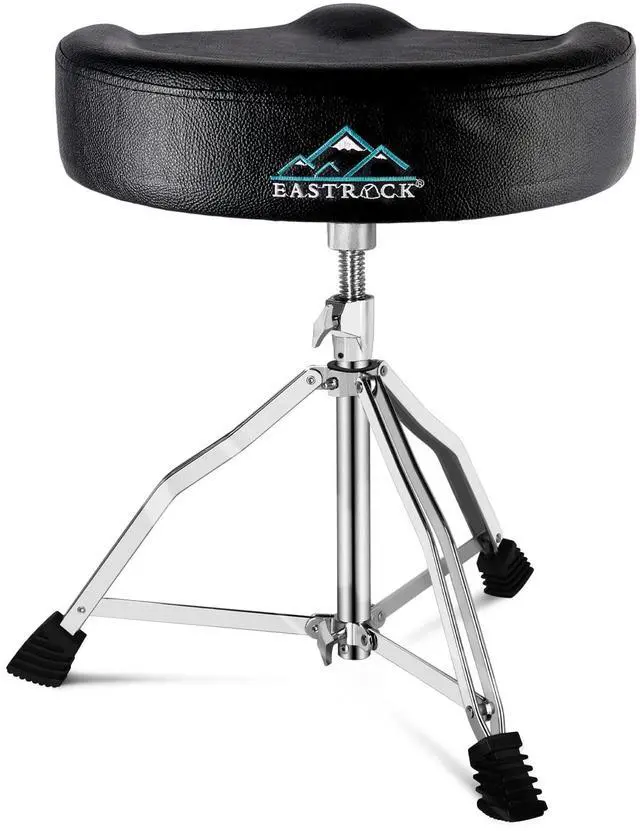 Main image of Drum Throne Adjustable Height, Drum Stools Rotatable Padded Motorcycle Style Drum Seat Drum Chair with Anti-Slip Feet for Drummers, Adult
