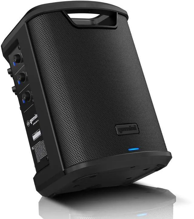 Main image of Wireless Battery PA Speaker, 400 Watts, OTG (GPSS-650 MKII) | 106dB battery PA, bi-amped, up to 10 hr - 3-ch mixer, reverb, mic incl - XLR/1/4", OTG - Bluetooth