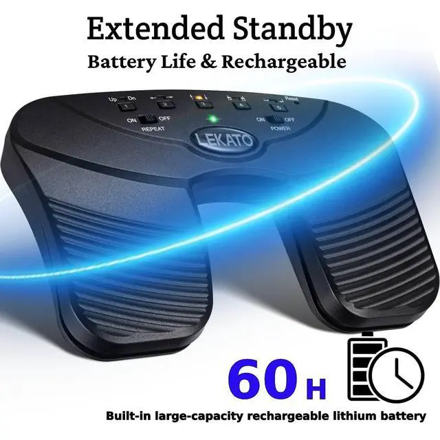 Alt view image 3 of 7 - Wireless Bluetooth Page Turner Pedal Music Page Turner Pedal for Ipad,Tablets Android IOS Phones Rechargeable Foot Pedal Silent Page Turner Ipad for Hands-Free