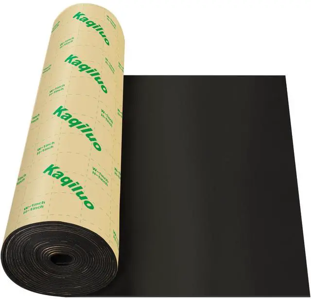 Main image of Self-Adhesive Sound Insulation Acoustic Foam, 107sqft x 0.2in Thick50+kg/m³Sound Proof Padding,Fire,Water Resistant,Thermal Insulation,Cold Proof Acoustic Treatment Foam