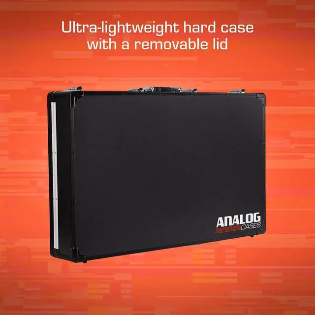 Alt view image 3 of 7 - UNISON Performance Case XL, 32" x 19" For Electronic Gear | Lightweight Case for Electronic Music Performers, Removable Lid, Fits Synth / Sampler / Mixer / FX Pedals, Easy To Setup