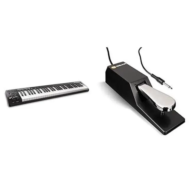 Alt view image 4 of 7 - Keystation 61 MK3 Paquete de Controlador MIDI con Pedal de Sustain SP-2 para Grabación de Estudio, Producción Musical, Podcasting, Streaming