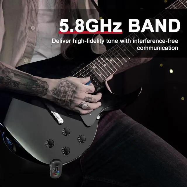 Alt view image 3 of 6 - A58T Transmitter Only for A58/P58 Wireless Guitar System