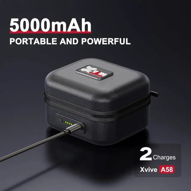 Alt view image 7 of 7 - AC58 Wireless Guitar System 5.8GHz Guitar Transmitter and Receiver with Charging Case