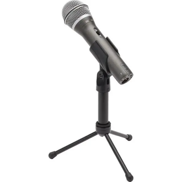 Alt view image 3 of 7 - Technologies Q2U USB/XLR Dynamic Microphone Recording and Podcasting Pack | Gray Bundled with Pop Filter + Mic Arm + Microfiber Cleaning Cloth (4 Items)