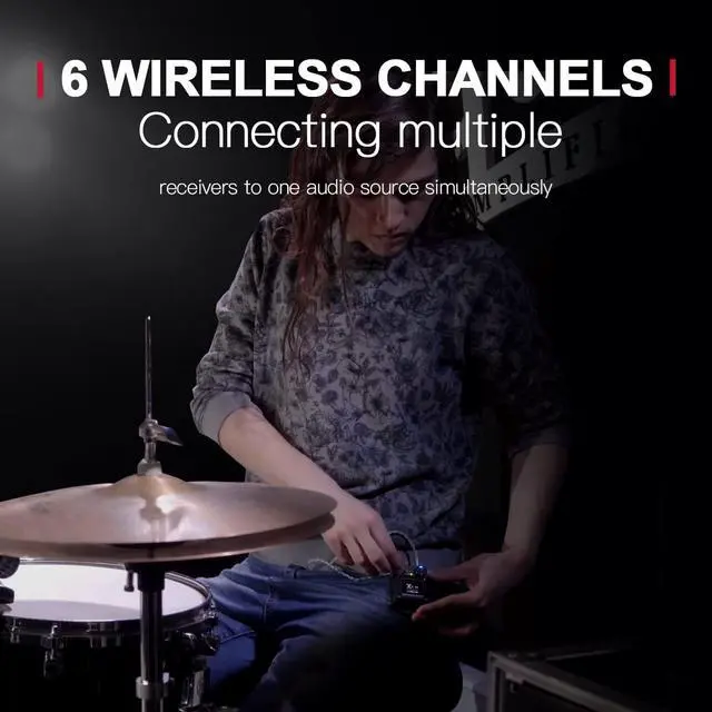 Alt view image 6 of 7 - U4R2 Wireless in-Ear Monitor System with 2 Receivers