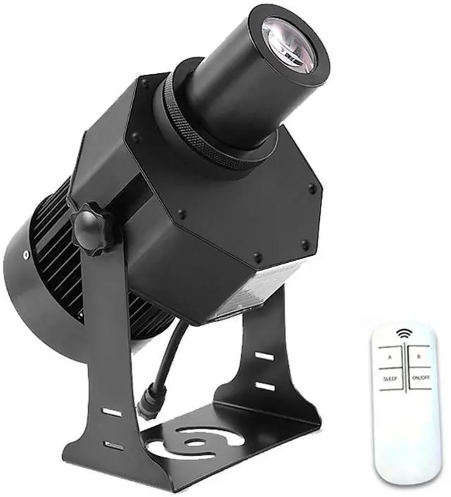 Main image of 100W LED Logo GOBO Projector Ip67 Waterproof DJ Effect Light Including Free Custom Glass GOBO to Project Image for Hotel Company Store Wedding Advertising Indoor and Outdoor Use (100W)