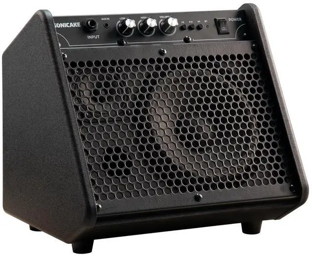 Main image of 20W Electric Drum Amp, Portable BT Drum/Keyboard Amplifier Speaker System with Dual Drivers for Home Practice, QDM-20