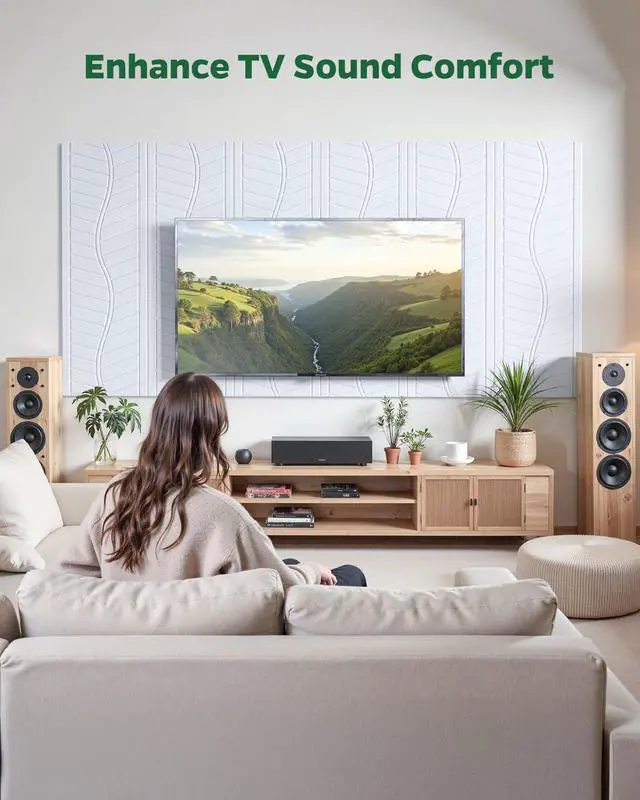 Alt view image 4 of 7 - 12 Pack Acoustic Wall Panels Sound Absorbing for Recording Studio, Self-Adhesive Leaf Textured Decorative White Art Ceiling Tiles - Acoustical Treatments for Home Gaming Room Door 17"×12"×0.4"