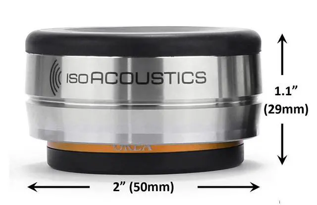 Alt view image 6 of 7 - Orea Series Audio Equipment Isolators (Bronze - 8 lbs Max/pc)