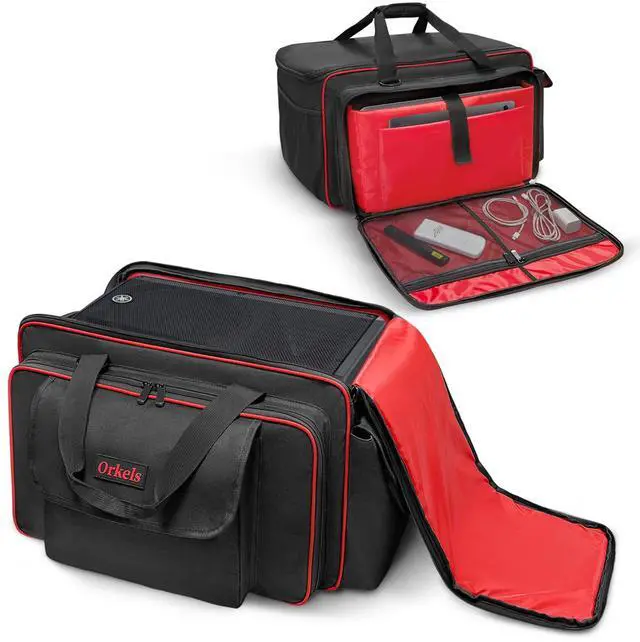 Main image of 12 Inch Speaker Bag for EON Series, Heavy Duty Padded, Water-Resistant, Durable Portable Speaker Case with Shoulder Strap & Accessory Storage (12'' Speaker: EON612, IRX112BT)