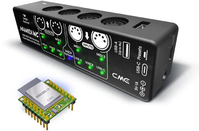 Main image of H4MIDI WC + WIDI Core - Advanced USB host MIDI Interface + WIDI Premium Bluetooth MIDI