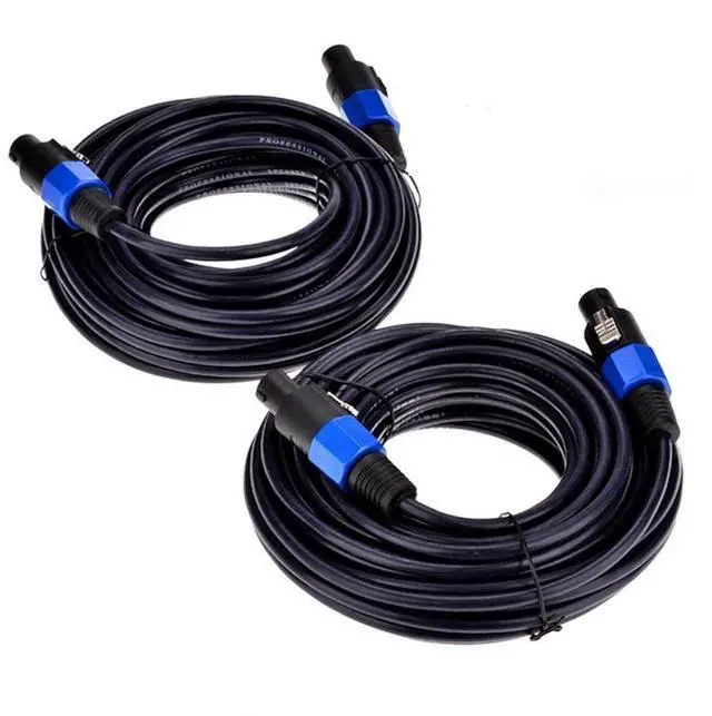 Main image of 2 Pack 200 Feet Speakon to Speakon Cable 12 Gauge 2 Conductor Twist Lock