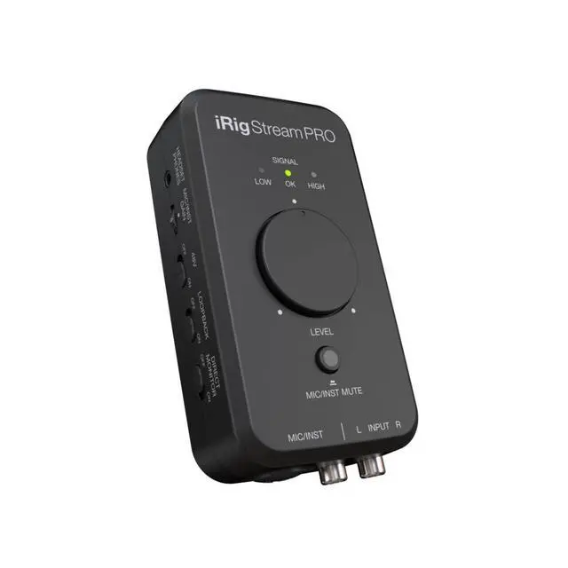 Alt view image 2 of 7 - iRig Stream Pro Streaming audio interface with in-line multi-input mixer, professional quality streaming, right in the palm of your hand