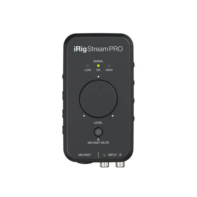 Alt view image 3 of 7 - iRig Stream Pro Streaming audio interface with in-line multi-input mixer, professional quality streaming, right in the palm of your hand