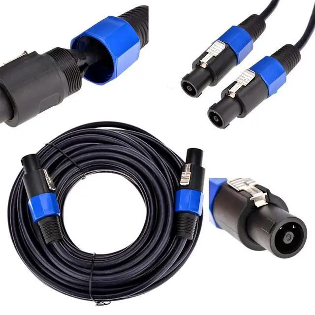 Alt view image 2 of 7 - 2 Pack 200 Feet Speakon to Speakon Cable 12 Gauge 2 Conductor Twist Lock