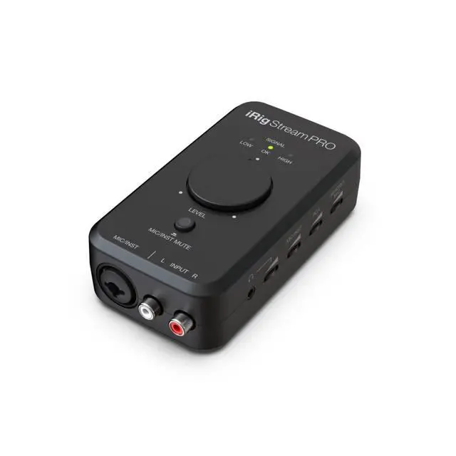 Alt view image 4 of 7 - iRig Stream Pro Streaming audio interface with in-line multi-input mixer, professional quality streaming, right in the palm of your hand