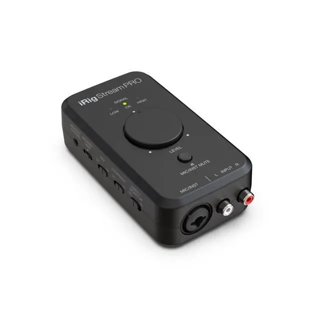 Alt view image 5 of 7 - iRig Stream Pro Streaming audio interface with in-line multi-input mixer, professional quality streaming, right in the palm of your hand