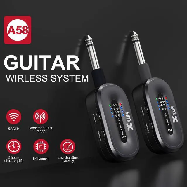 Alt view image 2 of 6 - A58T Transmitter Only for A58/P58 Wireless Guitar System