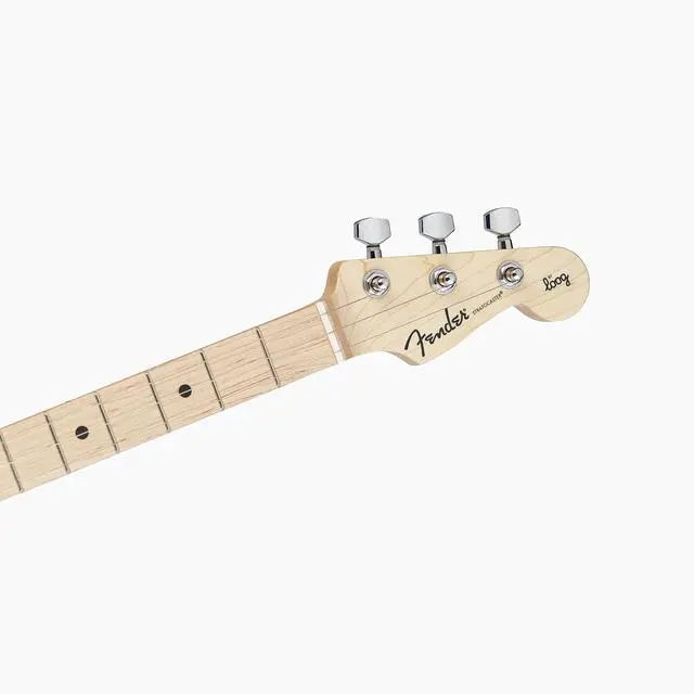 Alt view image 6 of 6 - Fender Stratocaster 3-String Electric Guitar for Kids, Beginner Guitar, Includes Chord Flash Cards, Learning App, Educational Booklet, Picks, and Stickers, Black