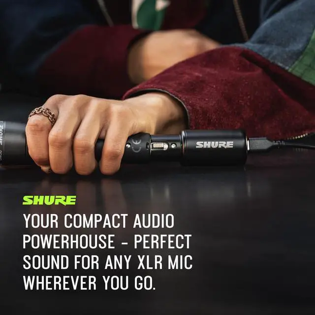 Alt view image 2 of 7 - MVX2U Gen 2 XLR-to-USB-C Digital Audio Interface, Apple MFi Certified, Portable Setup for Audio Processing, Noise-Free Recording Between XLR and USB-C Devices