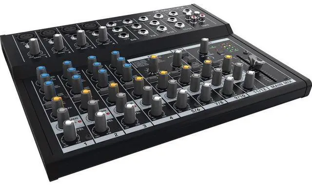 Main image of Mix Series Mix12FX 12-Channel Compact Mixer with Effects, Black
