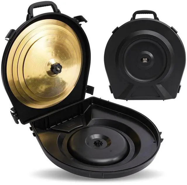 Main image of 22'' Cymbal Case Cymbal Storage Cymbal Hard Case With Foam, Fits 10 × 21" Cymbals, Design for Drum Cymbal, Cymbal Vault Upgrade Cymbal Bag, Hard Shell Protect