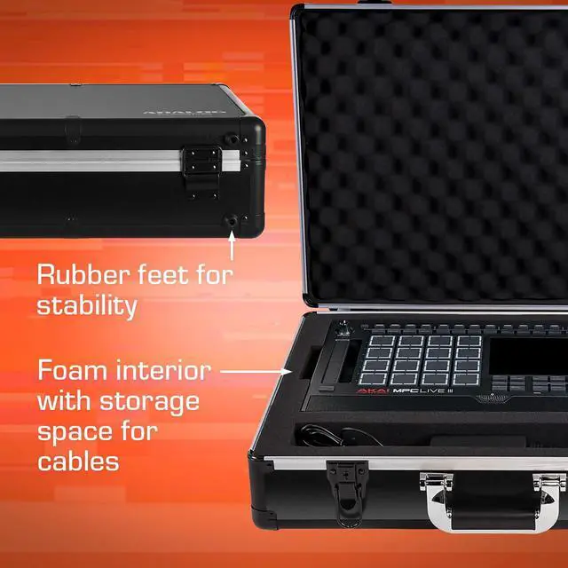 Alt view image 3 of 5 - Case For Akai MPC Live 3 - Ultra-Lightweight UNISON Hard Case
