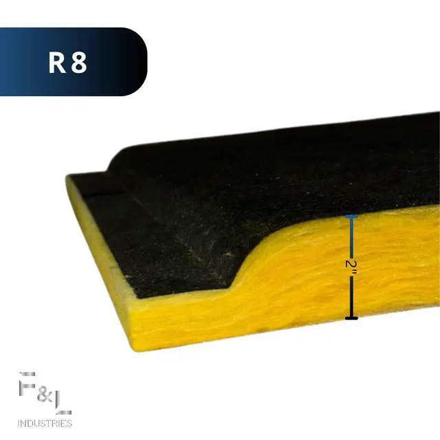 Alt view image 3 of 7 - F&L R8 Fiberglass Board Acoustic Insulation Panels 1" to 2" Thick, 24"x24" and 24"x48" Thermal Soundproofing for Walls, Ceilings, Studios & HVAC Duct Applications (2in x 24in x 48in)
