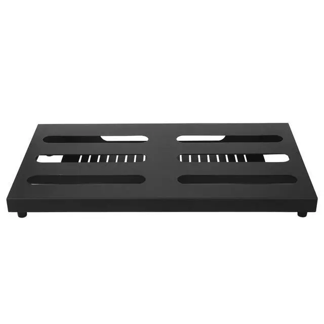 Alt view image 2 of 7 - 22" x 12.5" Guitar Pedal Board with Power Supply Tray | Includes Carry Case & Mounting Tapes, Power Supply Storage, Steel Material